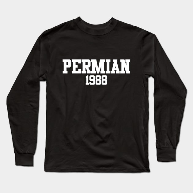 Permian 1988 Long Sleeve T-Shirt by GloopTrekker